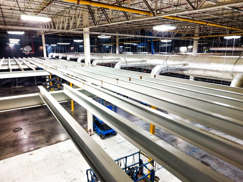 Estructuras de acero del mezanine 2