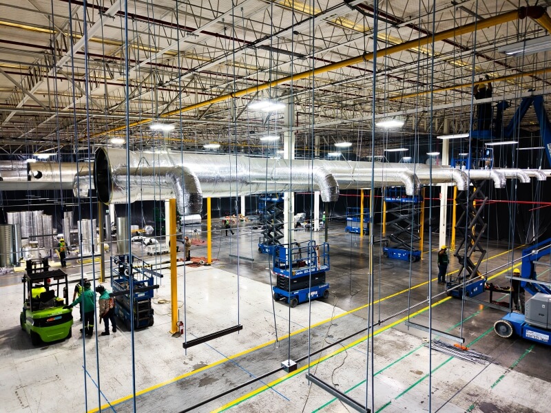 Ductos de inyección de aire del Sistema HVAC4